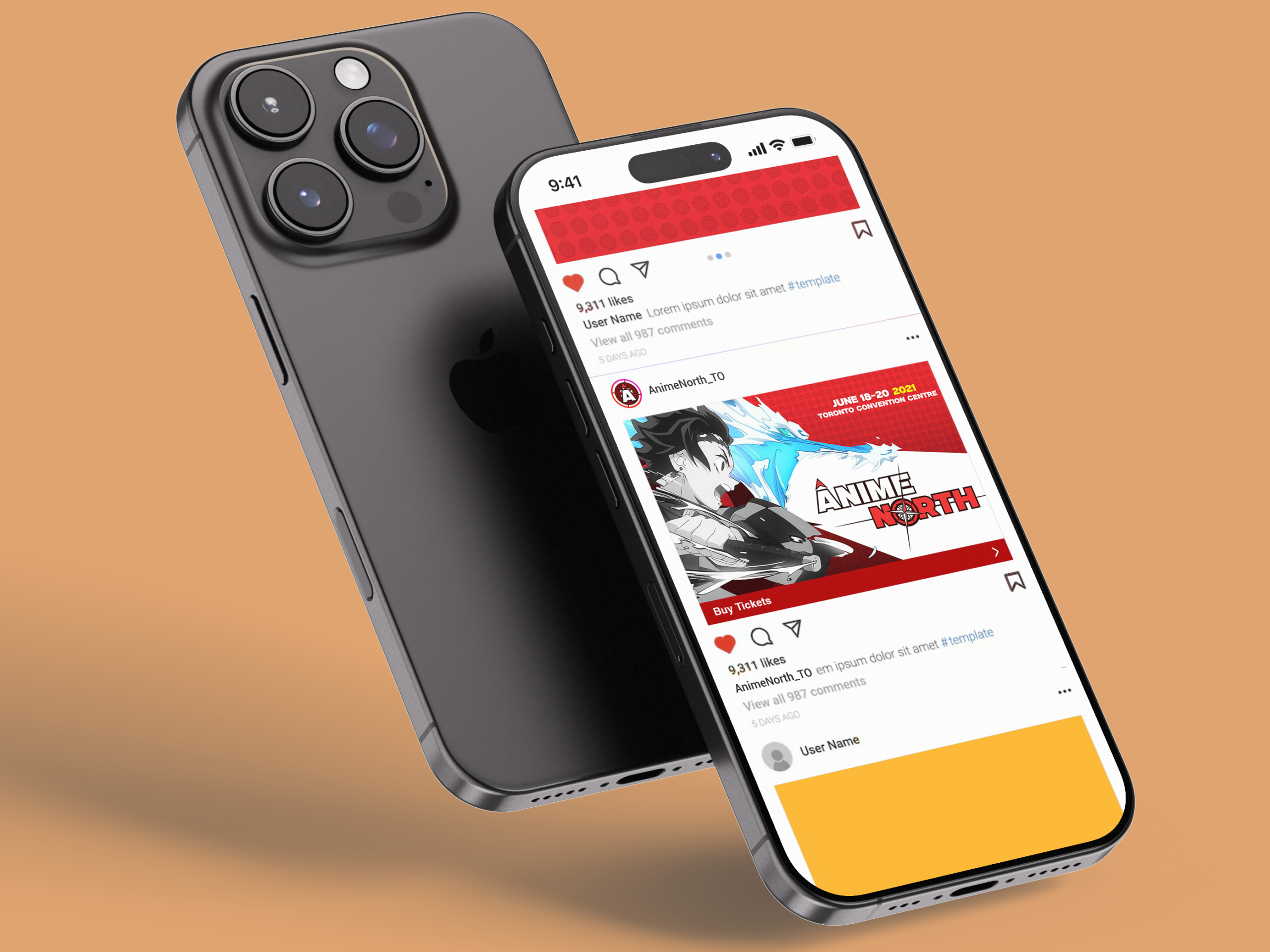 Instagram promotional graphic designed to highlight the event name and date with a clear call-to-action directing users to purchase tickets.
Created using Adobe Illustrator and Photoshop, with platform-optimized sizing and layout for Instagram feeds.