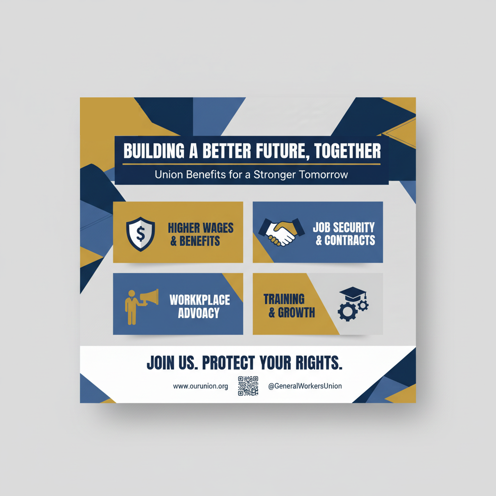 Social media graphic created for a union campaign, focused on clear messaging and strong visual hierarchy for fast-scroll environments. Designed in Adobe Illustrator and Photoshop for real-world digital use.